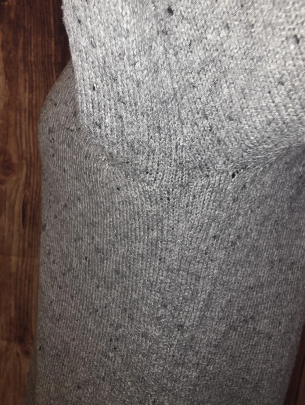 Motherhood Maternity Sweater Size L Gray Speckles - Picture 5 of 8
